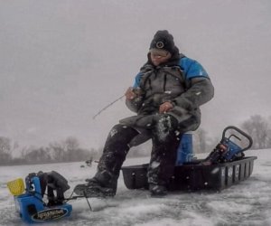 Okoboji Ice Fishing – Traveling Light for Early Ice Success